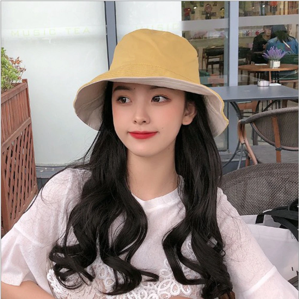 Панама Складная унисекс хлопковая шляпа для защиты от солнца мужчин и женщин