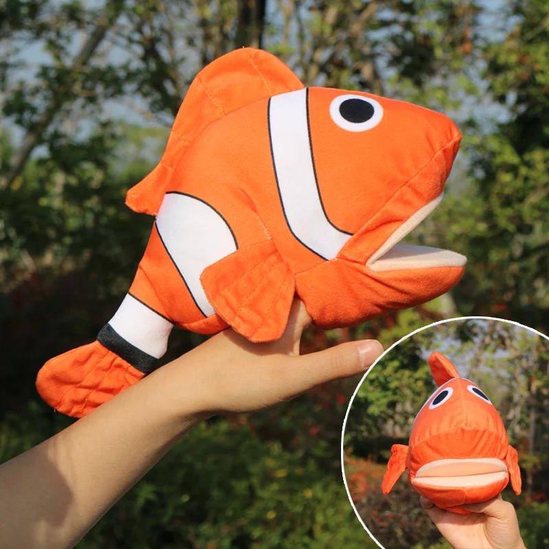 Плюшевые животные Пингвин маленький морской лев Немо рыбка ручная кукла детский