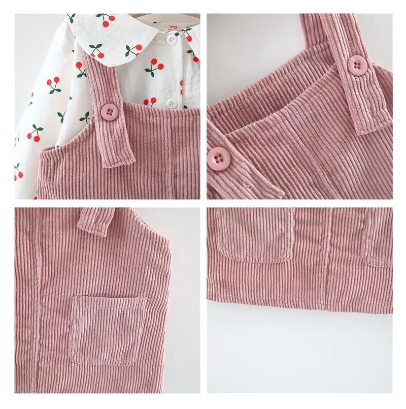 2019 г. одежда для маленьких девочек осенние детские юбки Милая вельветовый