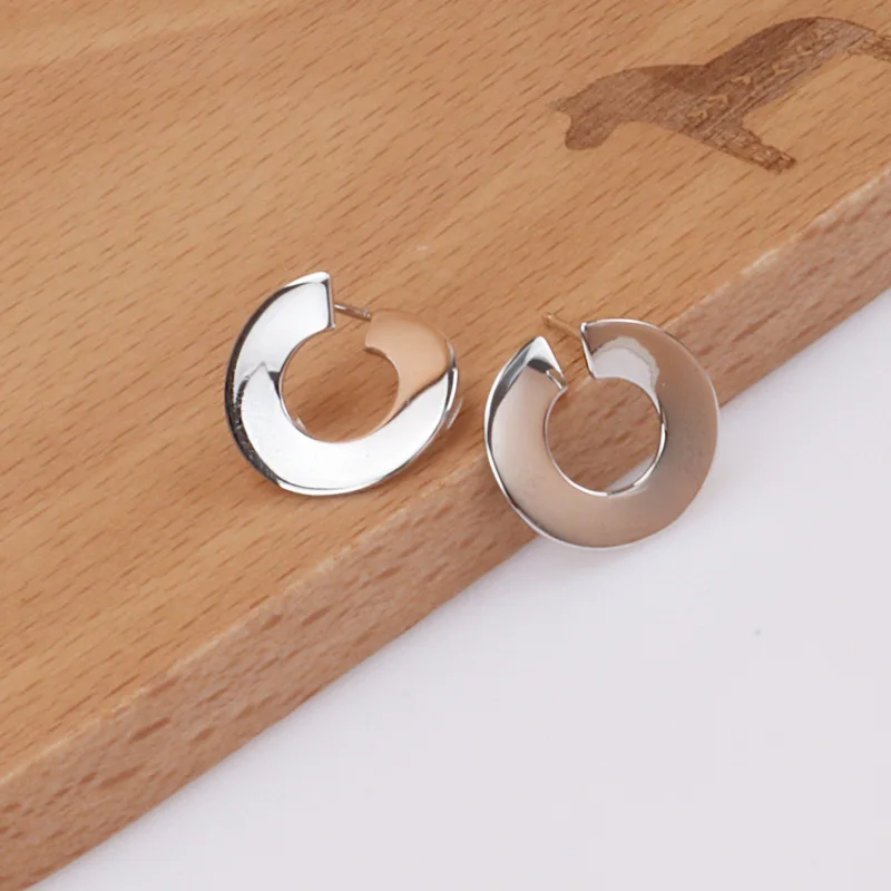 Женские Висячие серьги с буквой Silvology сережки из стерлингового серебра 925 пробы