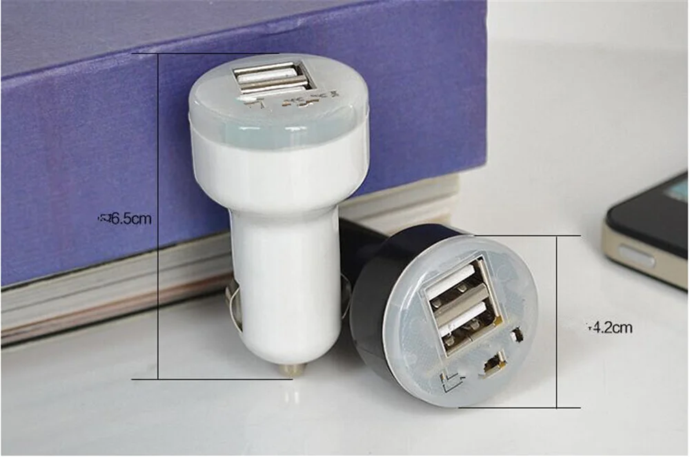 Автомобильное двойное usb зарядное устройство для смартфона планшет
