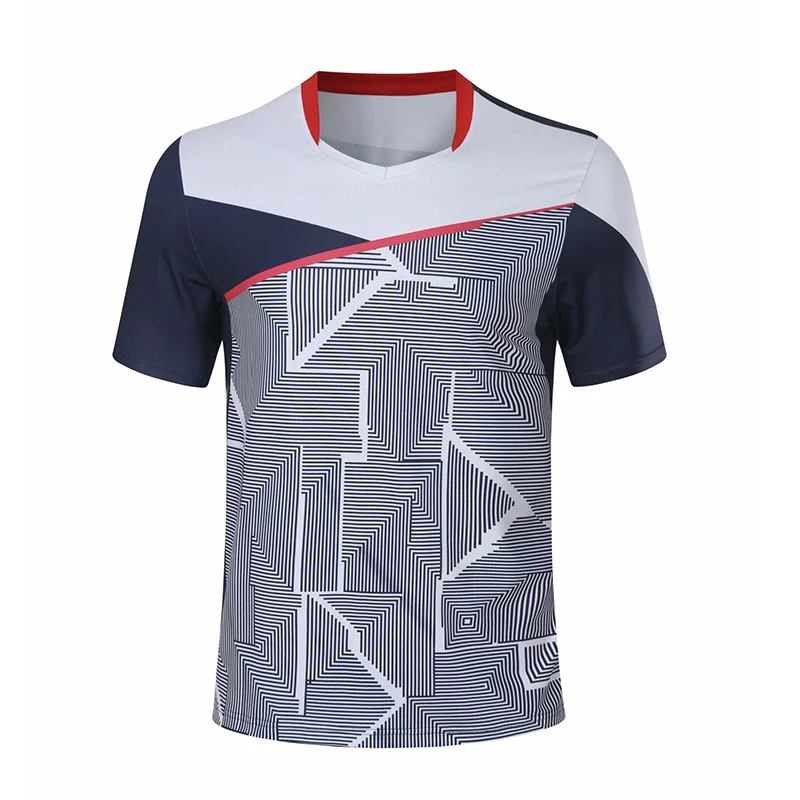 New Badminton shirts Men , sports tshirt Tennis shirts Male , table tennis tshirt , Quick dry Fitness  sport training jerseys