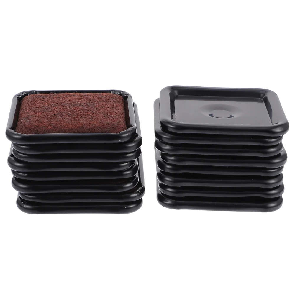 

16pcs Caster Cups Anti-slip Furniture Stoppers Floor Protectors Wheels Grippers