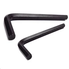 Шестигранный ключ 2 мм, 100 шт., шестигранный ключ, шестигранный ключ 2 мм, стальные инструменты 45 #, черный ключ сделай сам, инструмент высокой твердости