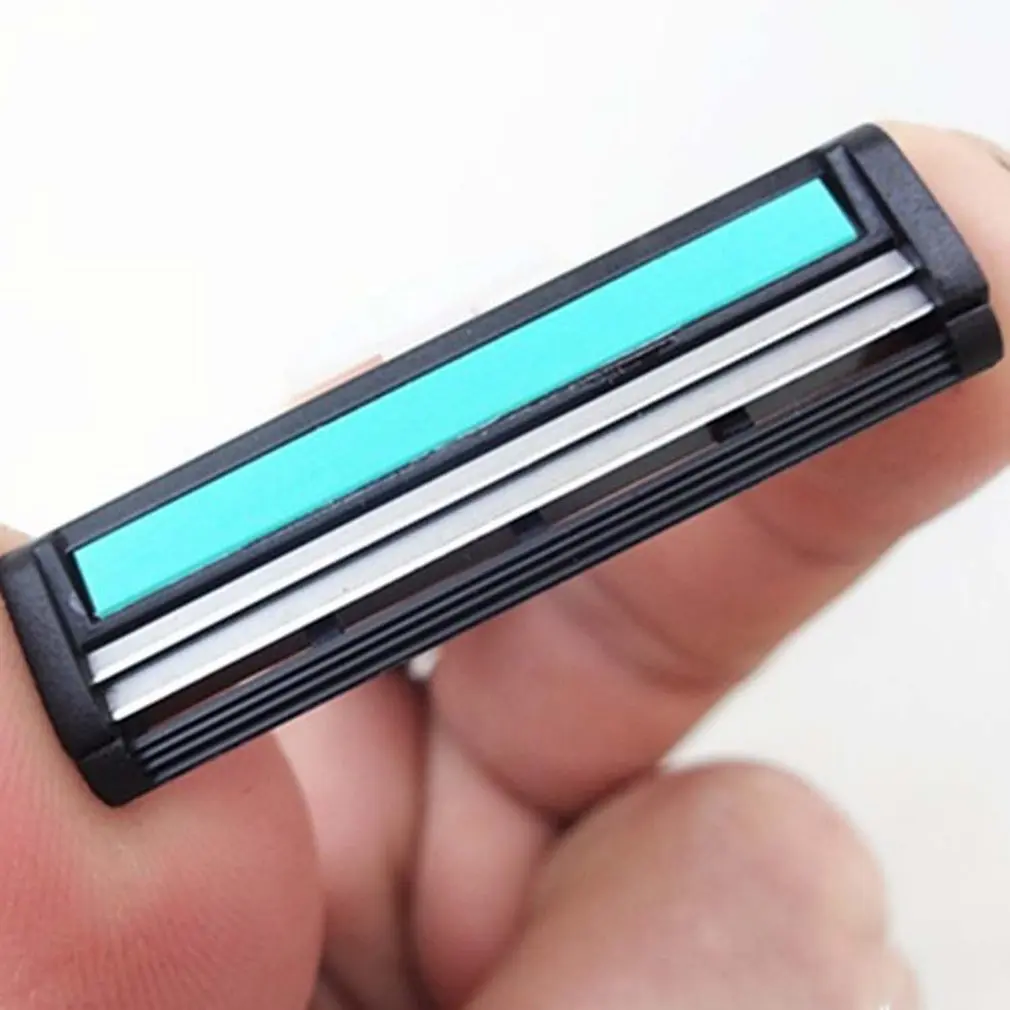 

(1 Handle + 30PCS double Layers Blades) Manual Razor Men Male Body Face Shaving Razor For Standard Beard Shaver Trimmer