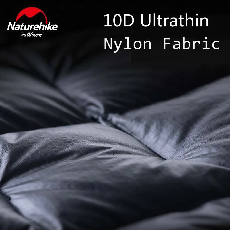 Ультралегкий нейлоновый пуховик Naturehike 10D для улицы пальто 1000FP мужчин и женщин