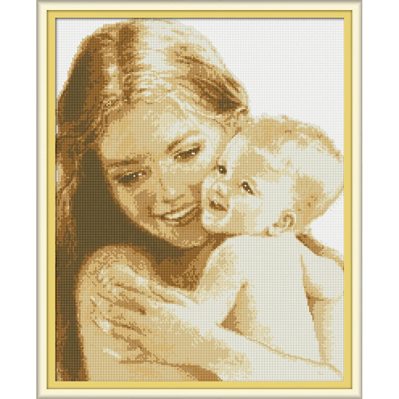 

Алмазная картина «Любовь мамы и сына», 1 5d, квадратные рождественские украшения для дома, свадебные украшения, подарок