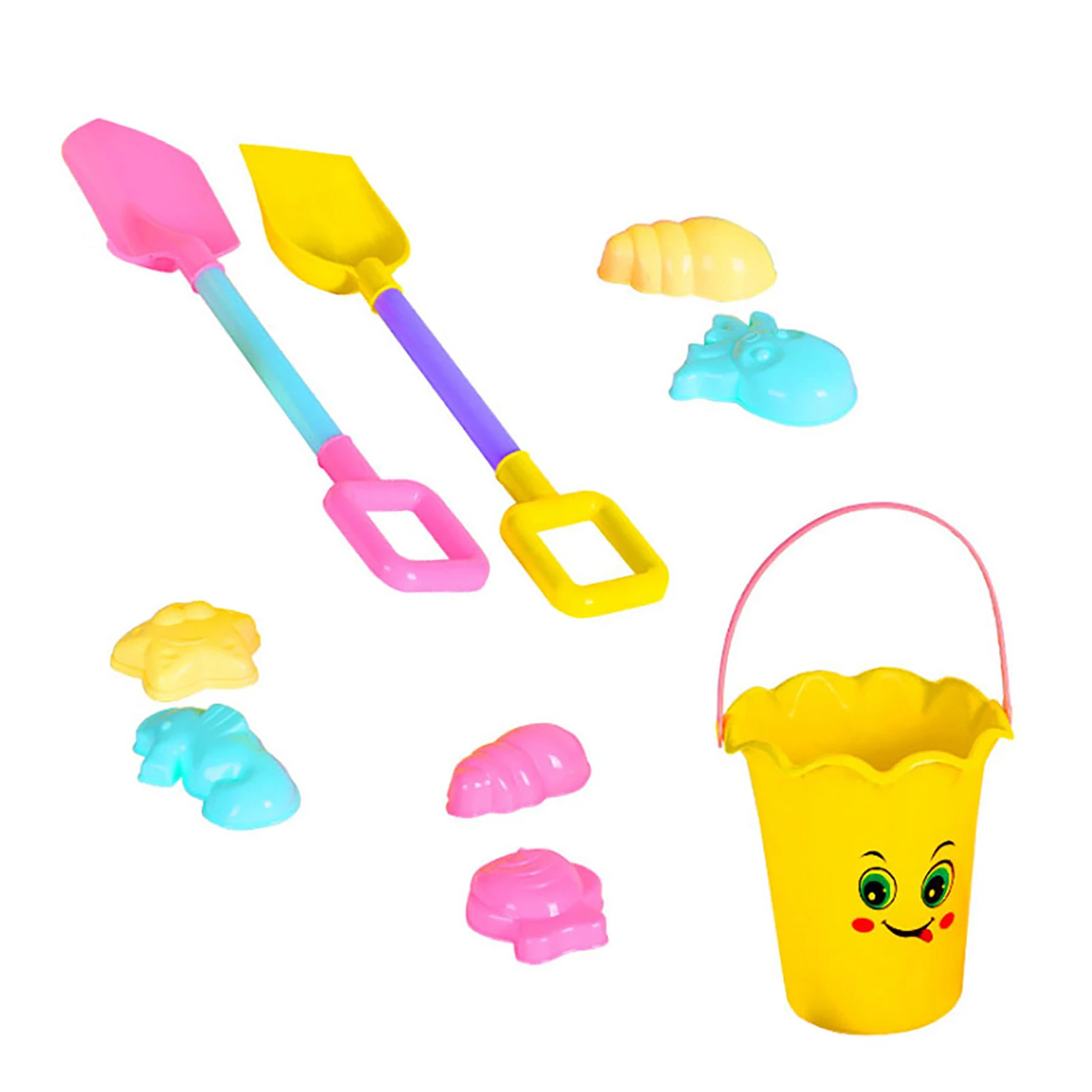 

Beach Toy Set Sand Playing Toys 9pcs Children Beach Set Sand Bucket And Shovel Tool Kids Summer Beach Tools Set
