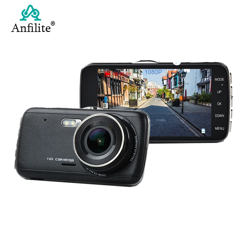 Anfilite 4 0 дюймов ADAS Dash Cam Видеорегистраторы для автомобилей Камера Wi-Fi 1080P HD Ночное