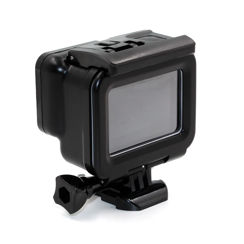 TELESIN Black 45M Diving waterproof housing case with touchable LCD screen cover for Gopro hero 7/6/5 go pro hero7 | Электроника