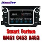 Автомобильный мультимедийный плеер Liandlee, навигатор для Mercedes Benz For Smart Fortwo W451 C453 A453 2007  2017, радио, DVD, стерео, GPS-навигация