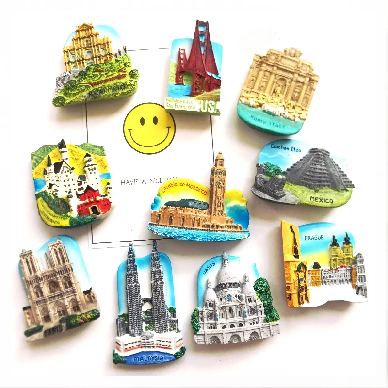 Магниты страны на холодильник Статуя Свободы ирландская немецкая голливудская