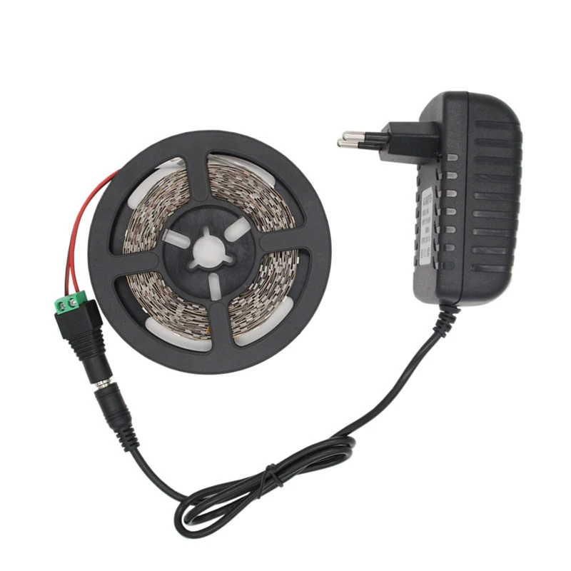 RGB Светодиодная лента 2835 SMD не Водонепроницаемая 60 светодиодов/м DC12V гибкая