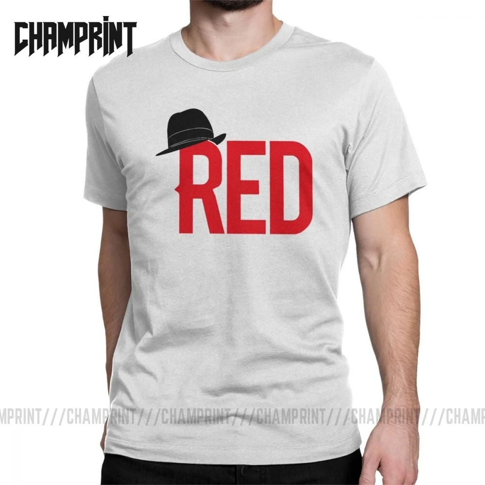 Мужская футболка Red Reddington The Blacklist Raymond Tv Hat Fandom с изображением преступника