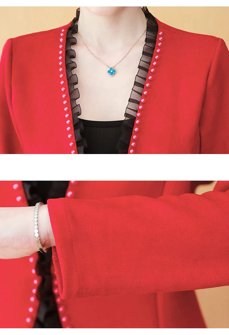 Куртка женская с длинным рукавом жакеты для женщин 2021 бисер верхняя одежда