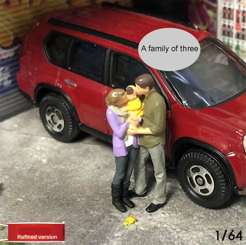 1: 64 масштаб уличная сцена Diorama основа многоцелевые классические Фигурки кукла