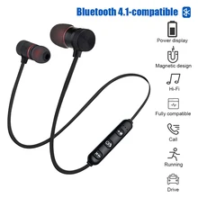 Universal Wireless Earphones Neckband Bluetooth Earphone with Mic Sweatproof Sports Gym Bluetooth Headphones For iPhone Android