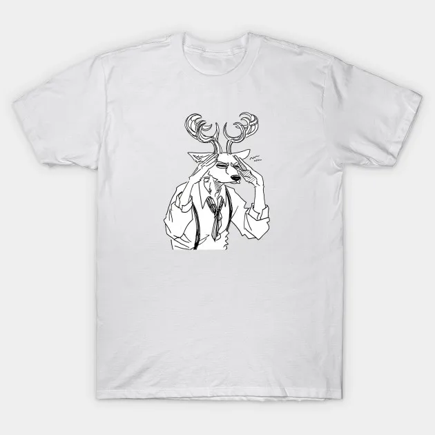 Мужская футболка Beastars louis женская и | одежда