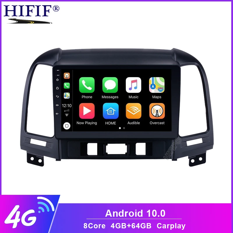 Автомагнитола для Hyundai Santa Fe 2 2006-2012 + 32 ГБ Android 10 9 дюймов 2DIN | Автомобили и мотоциклы