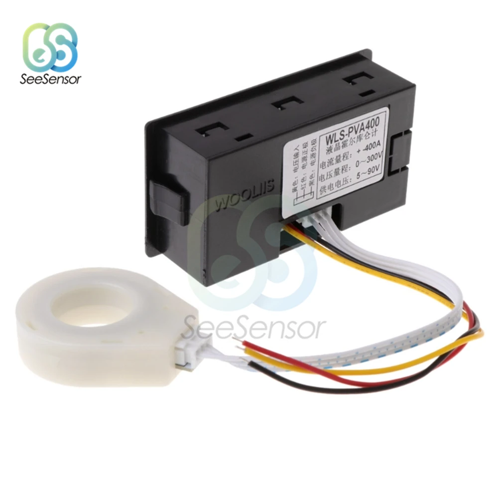 DC 300V 400A 200A 100A ЖК монитор батареи цифровой вольтметр Амперметр емкость кулометр
