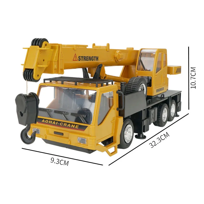 

1:24 Ten Channels Remote Control Crane Engineering Model Children's Birthday Christmas Gift Kids RC Truck Toys