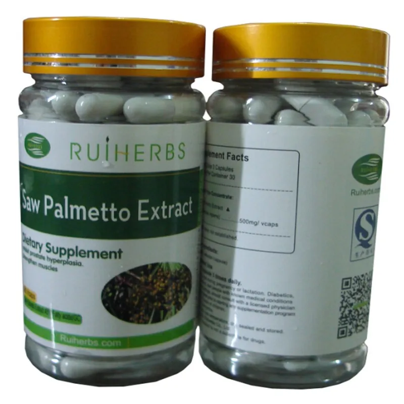 

1Bottles/90Counts Saw Palmetto Berry Extract Capsule 45% Fatty Acids For Prostate Health Hair Loss