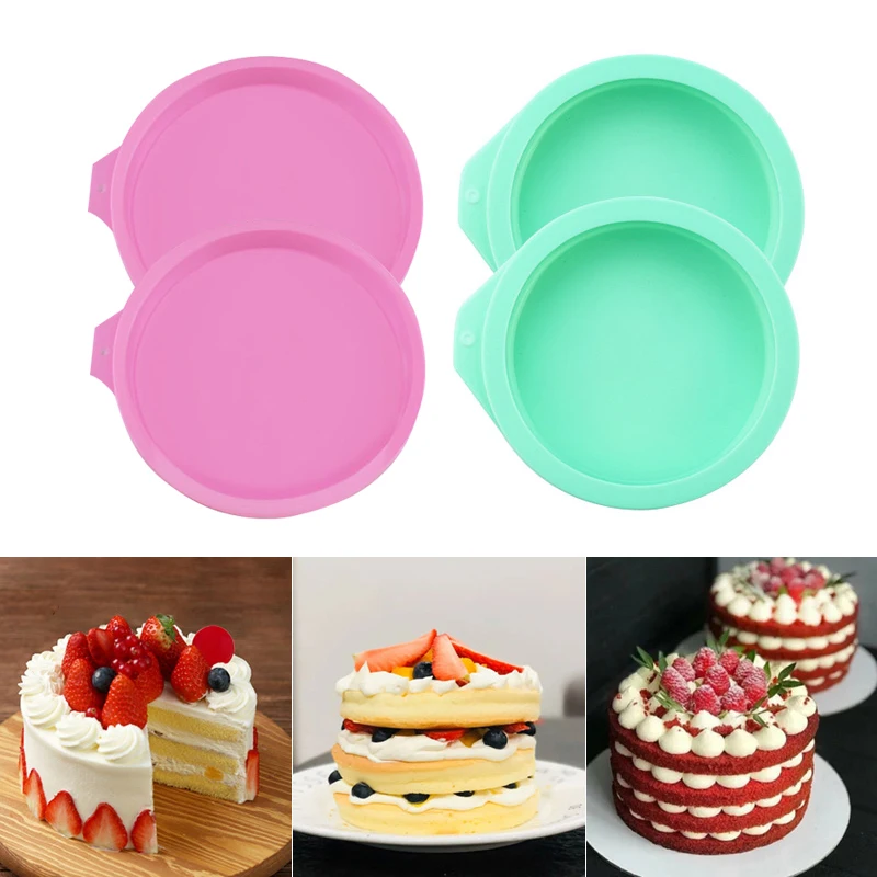 Новинка силиконовая многослойная круглая форма для торта кухонная посуда сделай