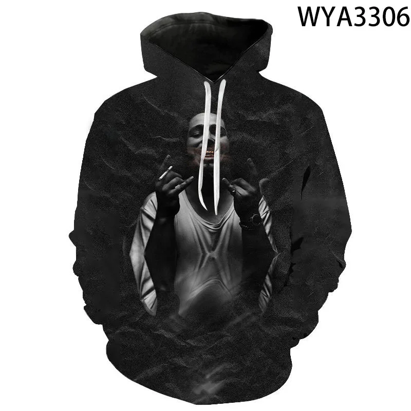 Толстовки с капюшоном для мужчин и женщин Крутая толстовка длинным рукавом 3D