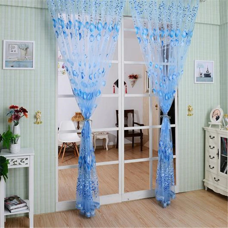 1*2 м навес занавеска для спальни экран высокое качество тюльпан рисунок