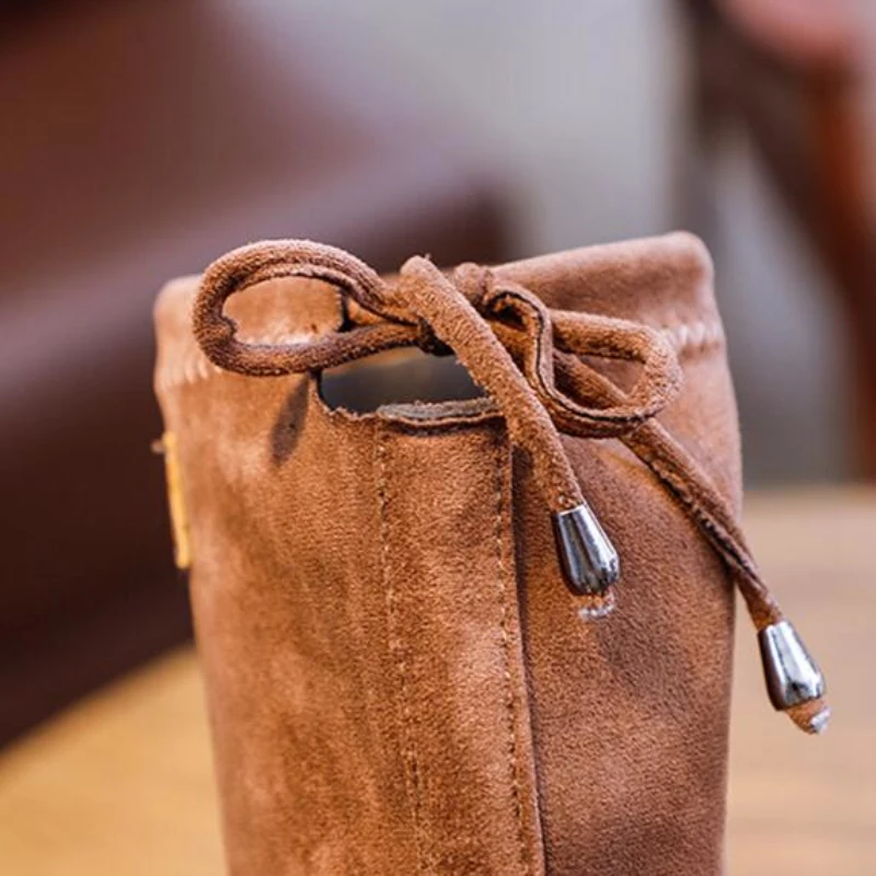 Сапоги до колена для девочек подростков детские длинные сапоги нескользящая