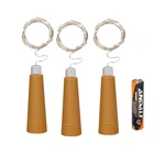 Гирлянда с 10 светодиодами для винных бутылок, 1 м