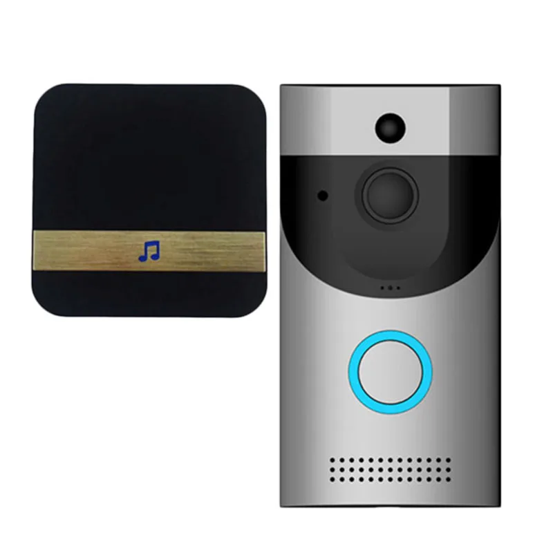 Беспроводной Смарт WiFi дверной звонок ИК Видео визуальная камера домофон