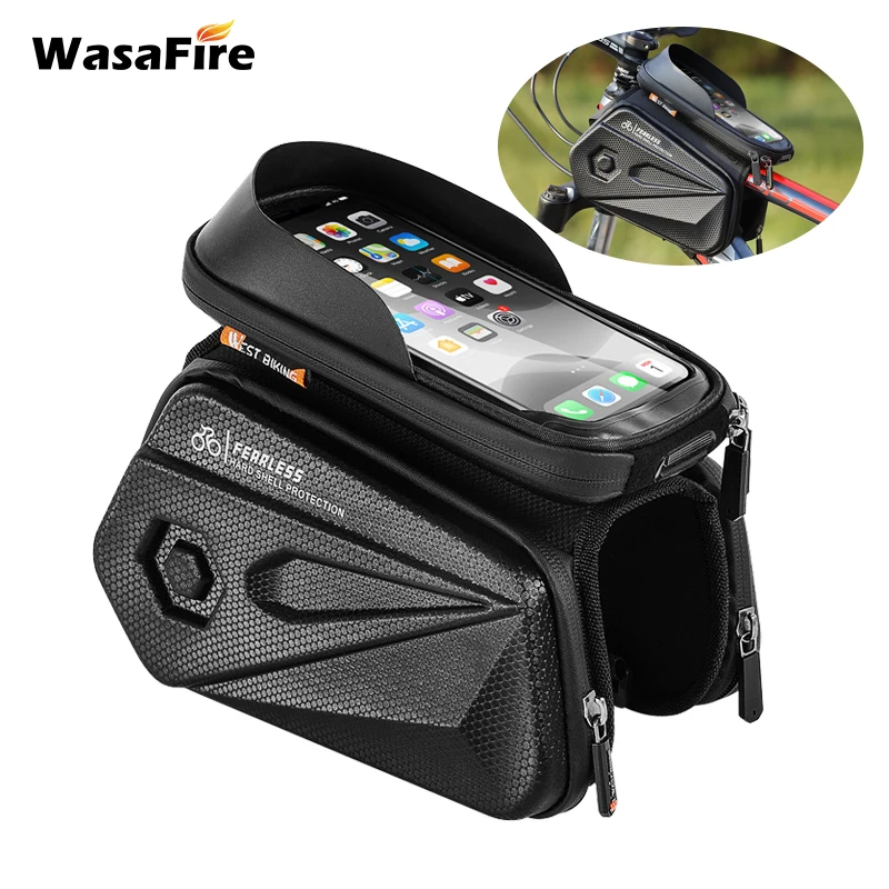 

Лидер продаж Велоспорт велосипед головной трубки из углеродного волокна руль сотовый мобильный телефон сумка чехол держатель Экран крепле...