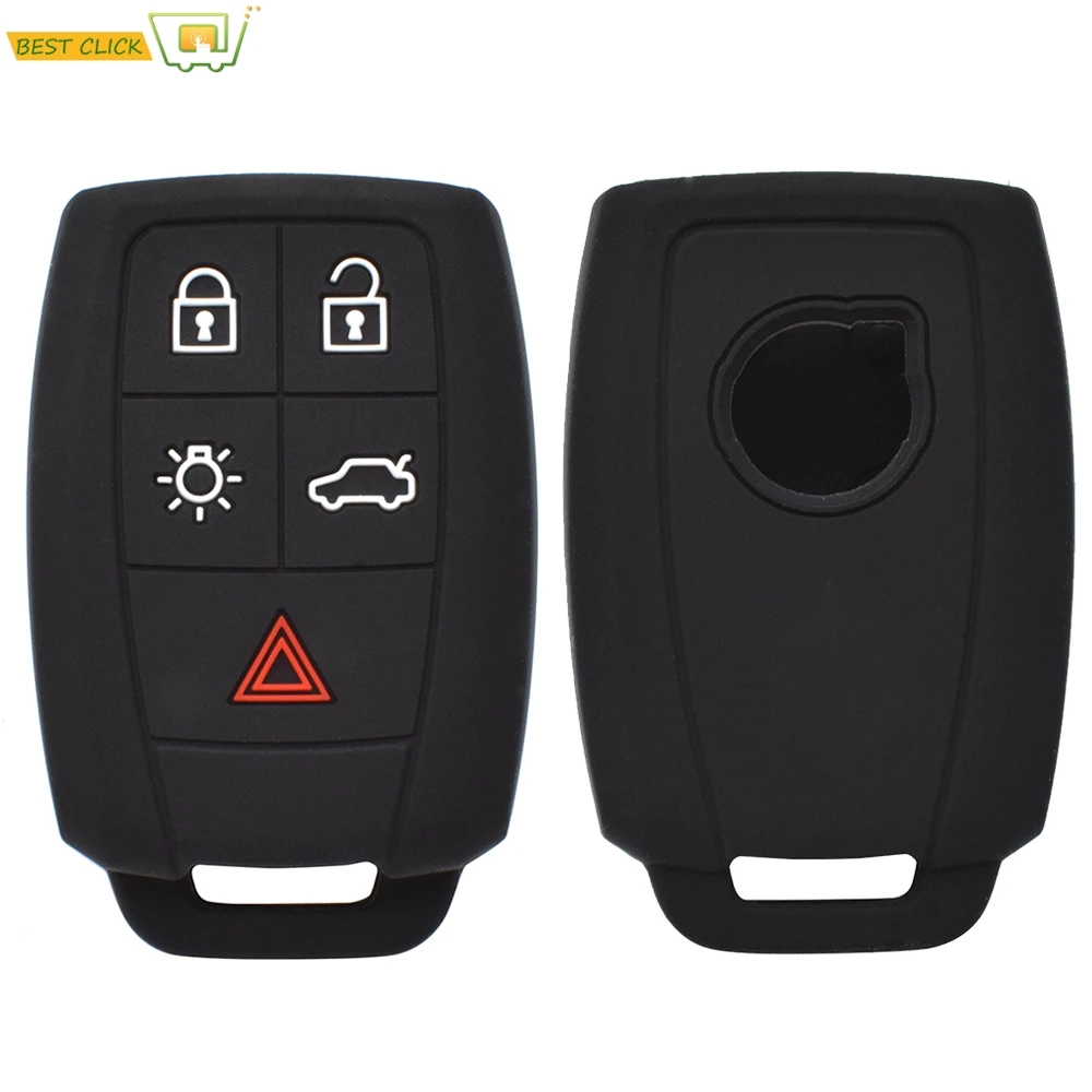 Силиконовый чехол для ключей от машины Volvo XC90 C70 S60 D5 V50 S40 C30 крышка дистанционный