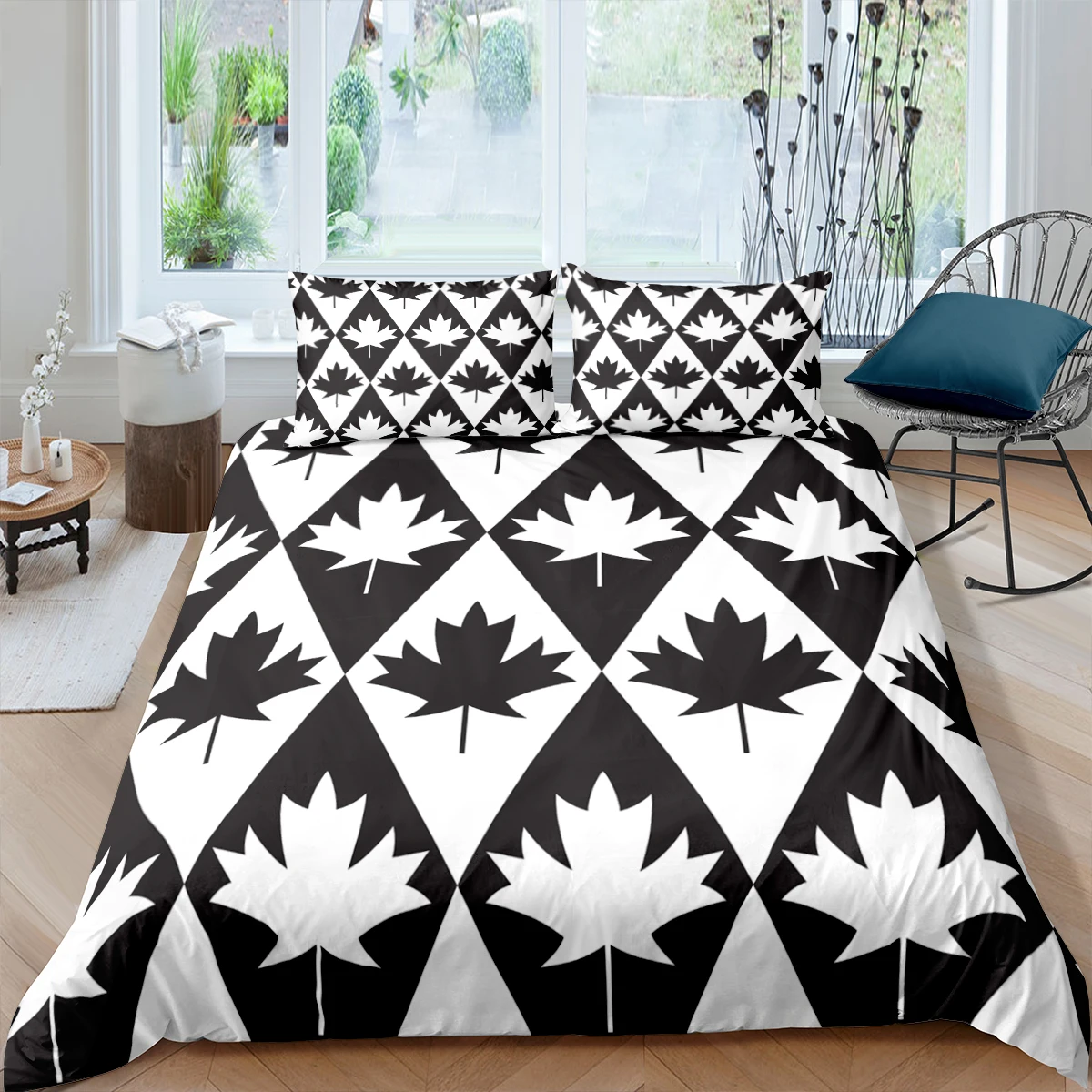 Постельное белье в европейском стиле на день счастья Канады покрывало с принтом