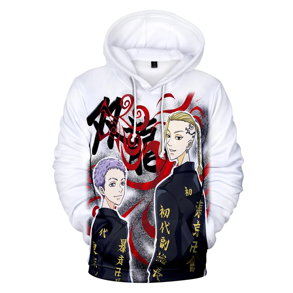 

New Hot Sale Tokyo Revengers Hoodie Anime Manjiro Sano Graphic Hoodie For Men Sportswear 3D Cosplay Harajuku Hoodie