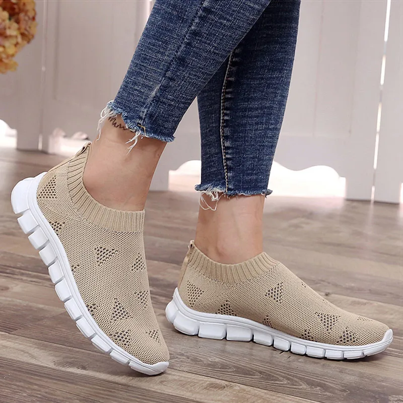 

Кроссовки-носки женские, Вулканизированная подошва