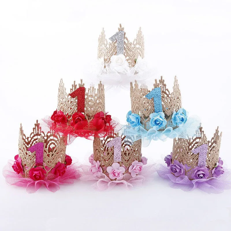 Модная повязка на голову для новорожденного корона маленьких девочек Принцесса