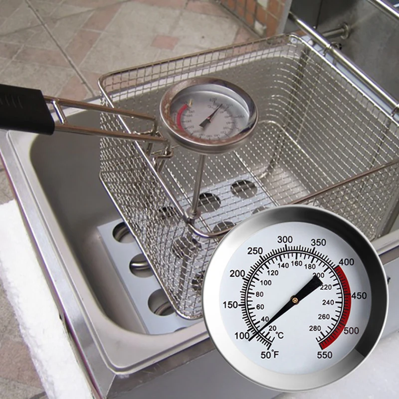 Термометр для жарки масла из нержавеющей стали 1 шт. Кухонный барбекю 20 ° 280 c| |