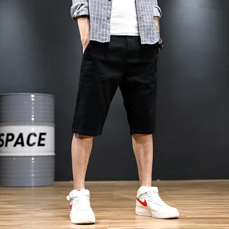 

Wimilous Men's Cargo Pants Half Thin Trend Loose Casual Pants