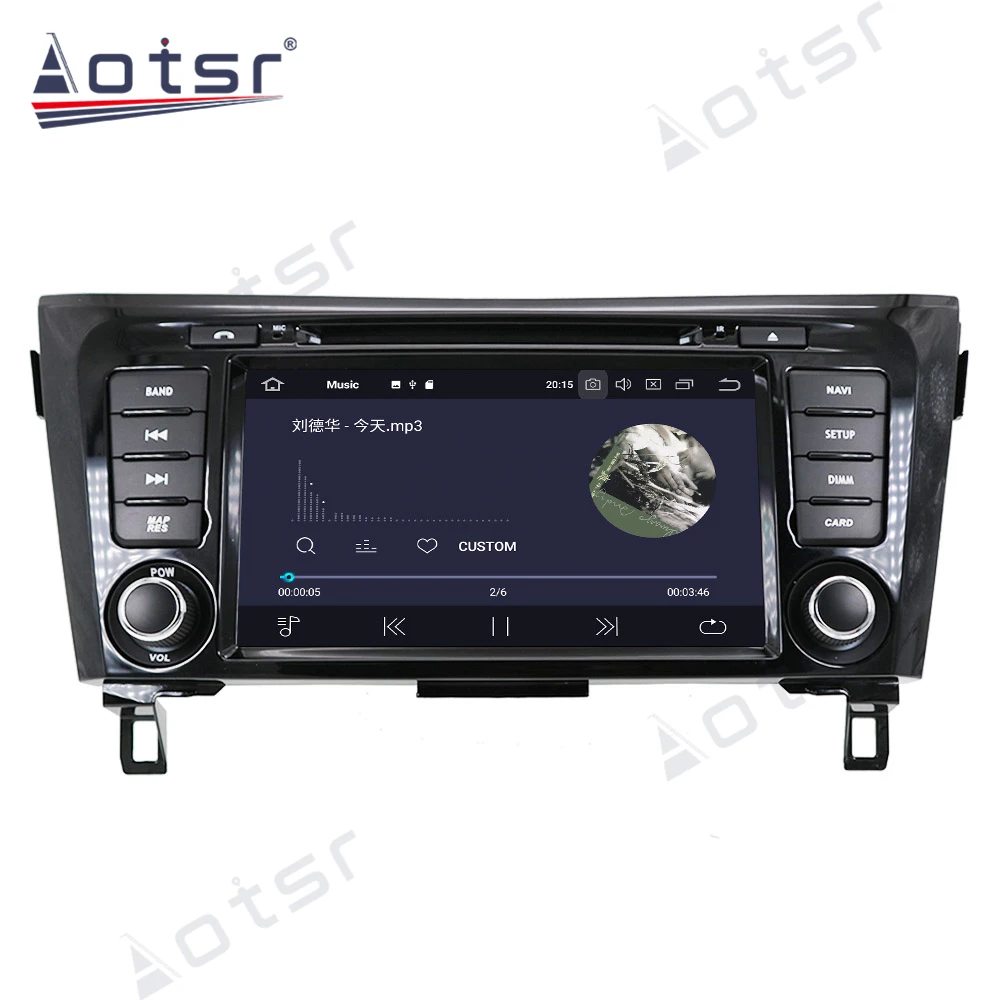 Для Nissan X TRAIL Qashqai Dualis Rouge 2013 2017 Android 10 автомобильный Радио плеер GPS навигация авто