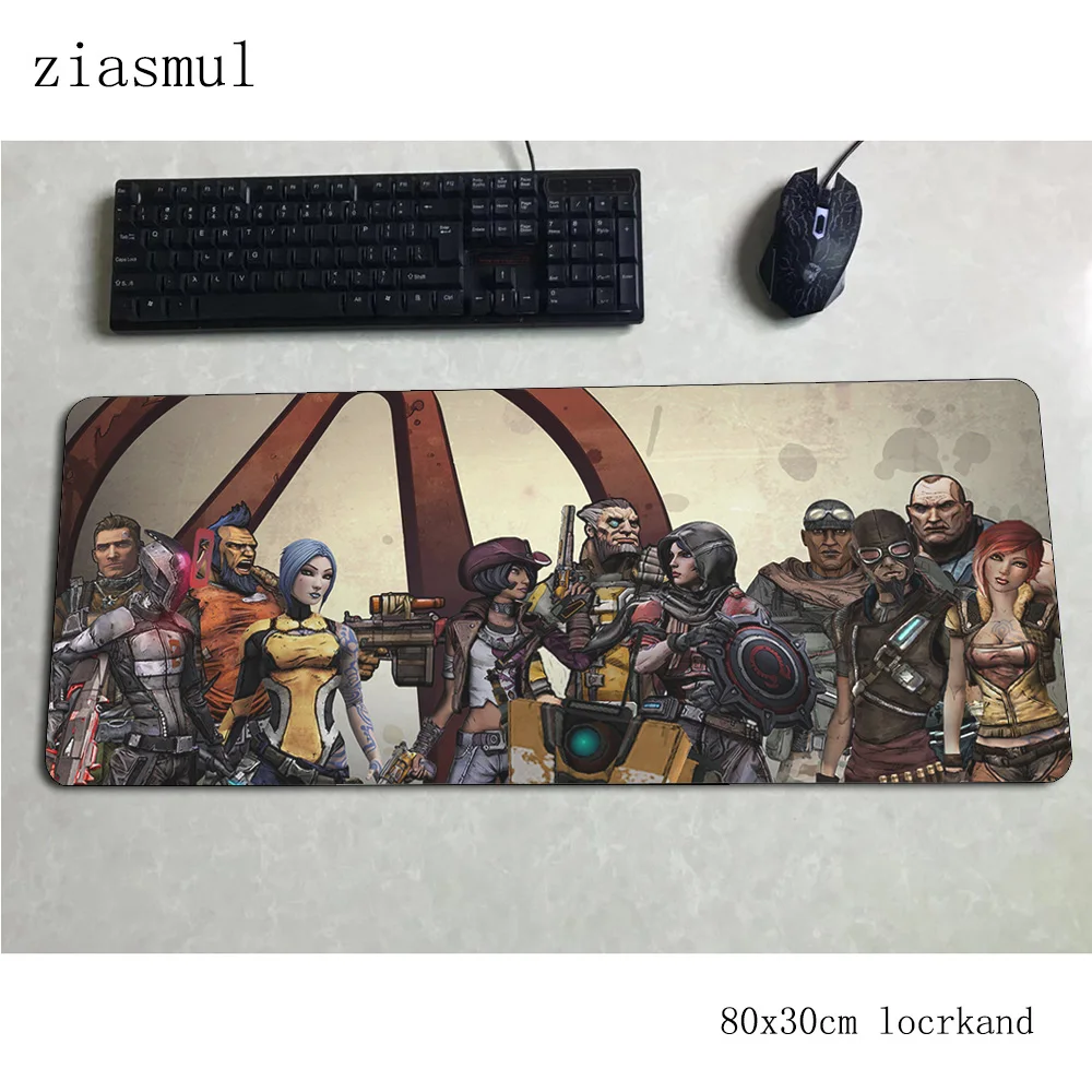 Borderland коврик для мыши 800x300x3 мм великолепный компьютерный коврик для мыши геймерский геймпад пк мультяшный игровой коврик для мыши Настольный коврик офисная мышь