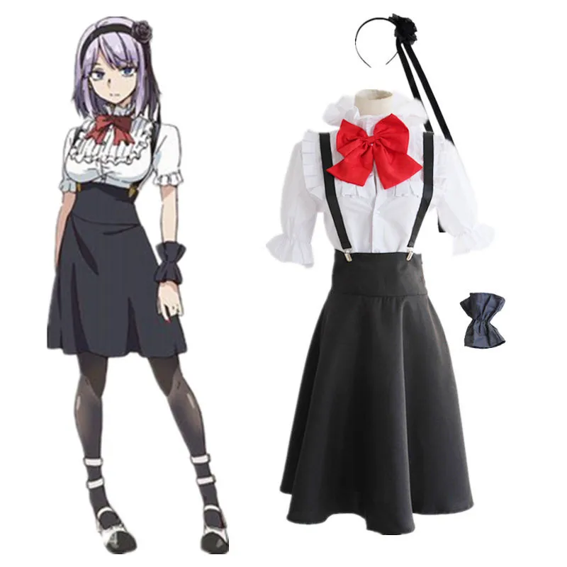 Dagashi каши COS Одежда с сердечком Shidare Hotaru школьная Униформа бант одежда для