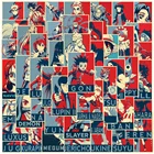 Наклейки граффити комбинированные красные и синие, 103050 шт.