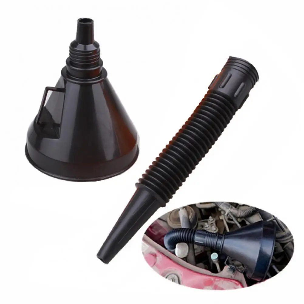 

Useful Portable Car Oiler Filter Funnel Funnel Oil Filling Equipment Convenient