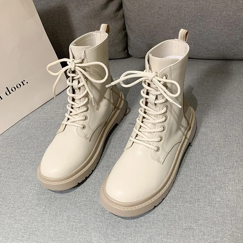 New soft boots women's shoes women's boots fashion round PU ankle boots 2021 winter black boots comfortable boots