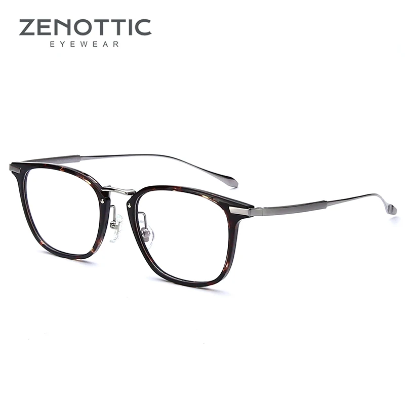 Очки zenotic в стиле ретро для мужчин прозрачные оправы очков при близорукости