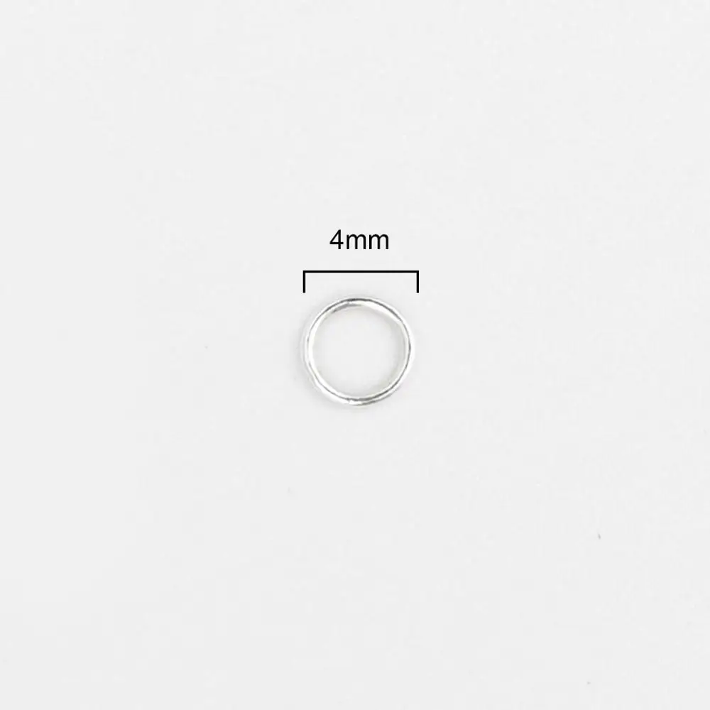 Doreen Box 0.5mm 925 Sterling Silver Closed Soldered Jump Rings Findings for Women DIY Jewelry 3/4mm Dia. 1 Gram (Approx 42 PCs) | Украшения