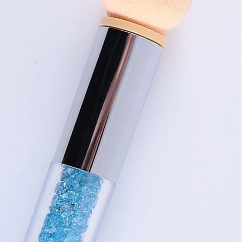 1 шт. гелевая ручка для ногтей с градиентом цвета двойная губка круглые блестящие