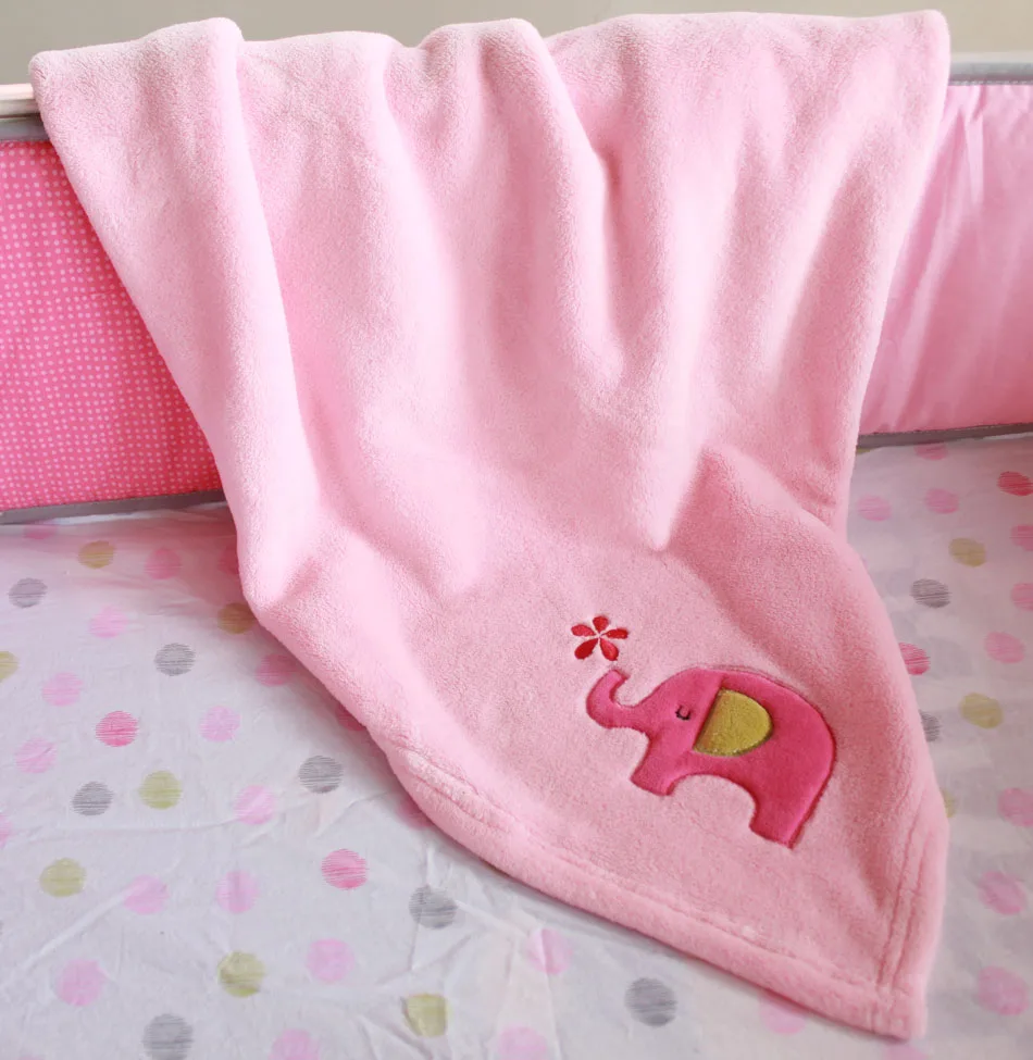 Розовый фламинго из 5-ти предметов набор постельных принадлежностей для детской